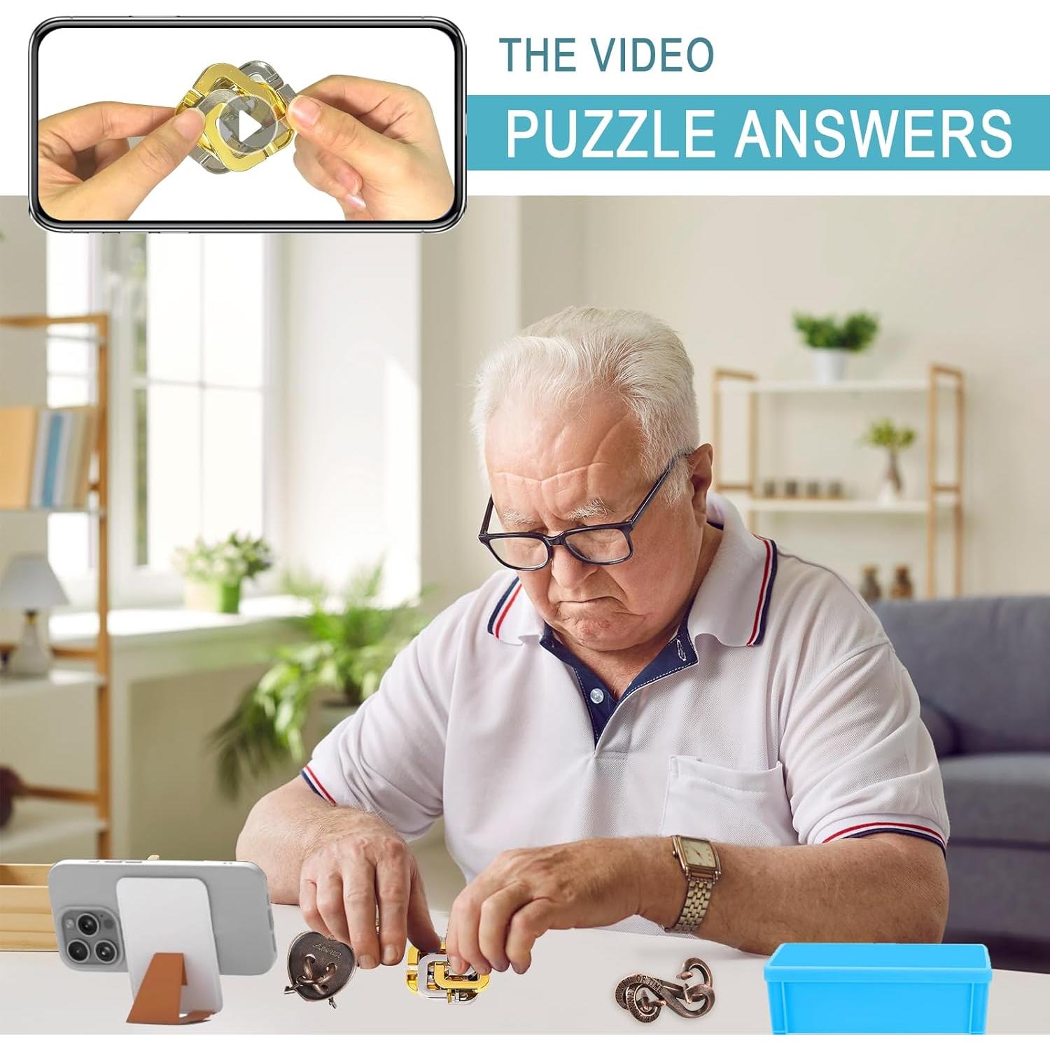 Rompecabezas de Metal 6PCS Sanya Nengyang Juguete Lógico