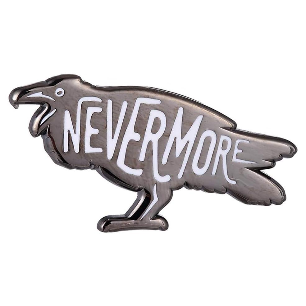 Pin de Esmalte Cuervo Edgar Allan Poe Gudeke 30.3x17mm
