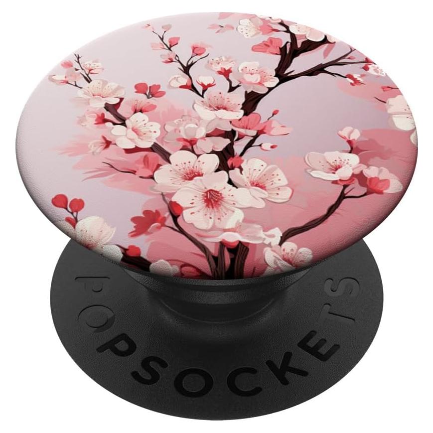 PopSockets Adhesivo PopGrip Floral Sakura Rosa 10.9x8.6 cm