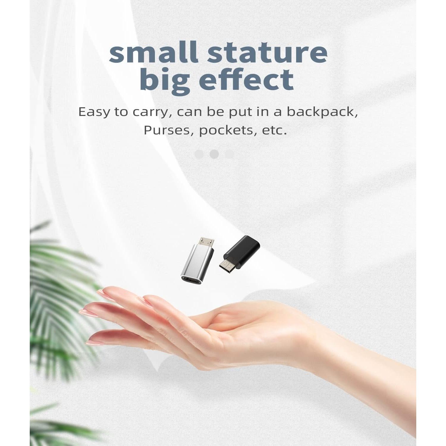 Adaptador Lightning Femenino a Micro USB Masculino 3Pack - HOYULLI