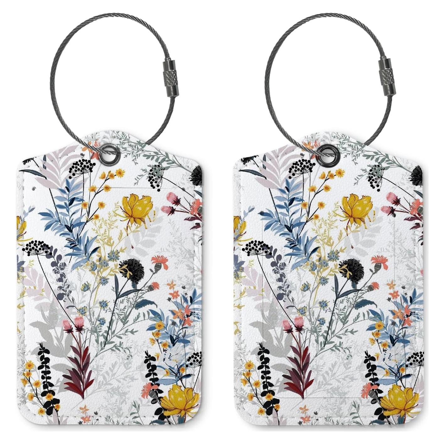 Etiquetas de Equipaje ZFQ Retro Vintage - Paquete de 2, 40.8g