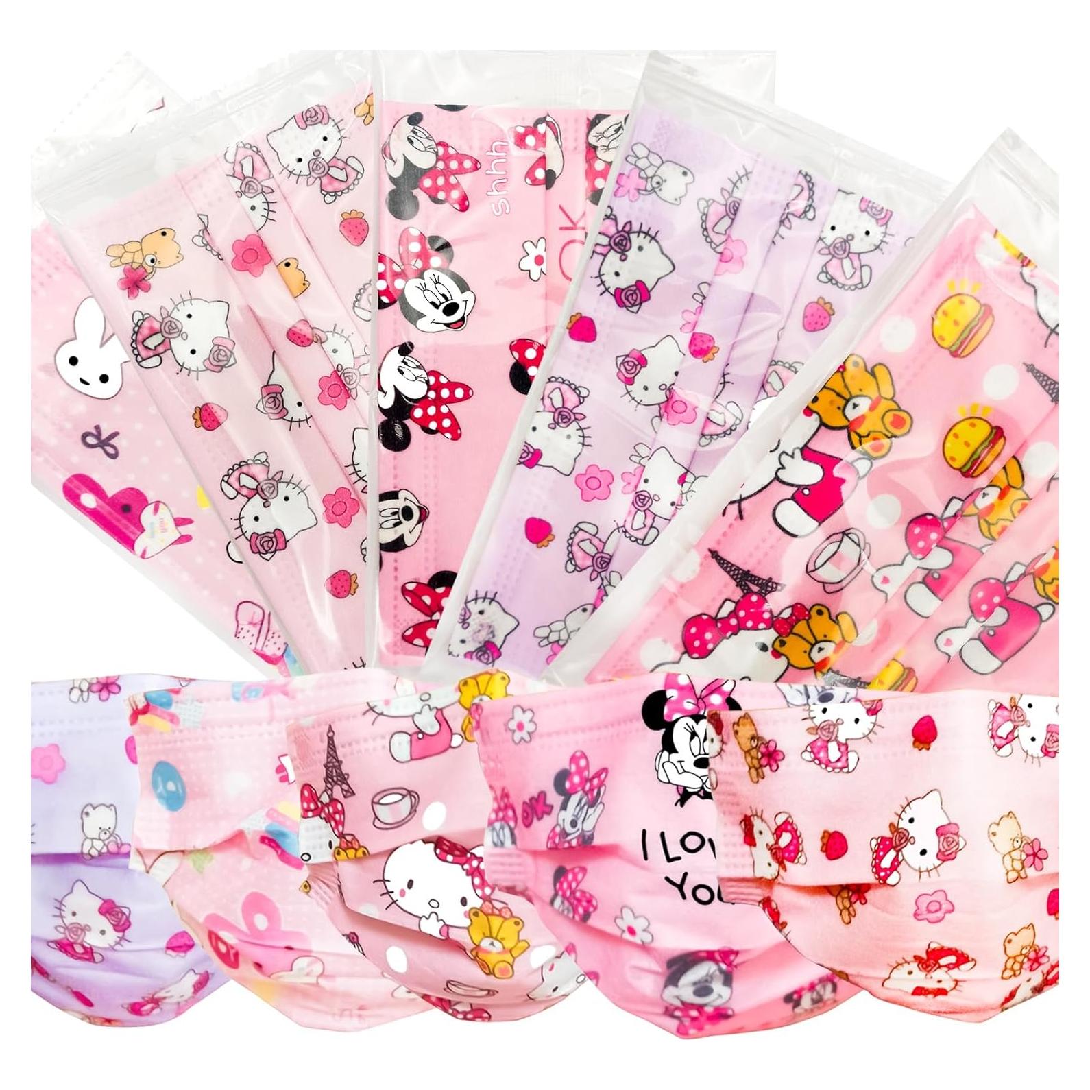 Mascarillas desechables para niños DUASTAR 50 piezas 3 capas