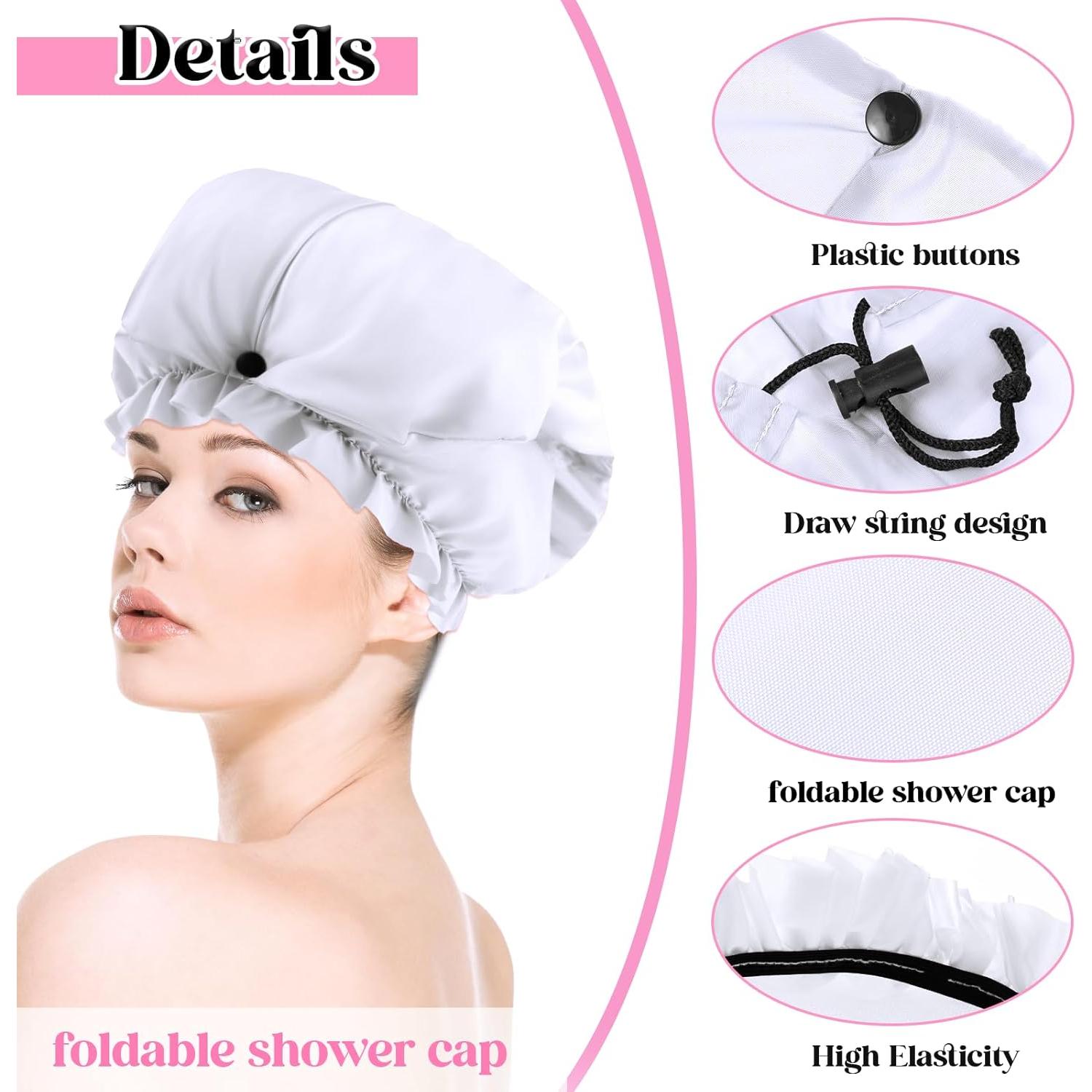 Gorro de Ducha Extra Grande Abeillo para Trenzas y Dreadlocks