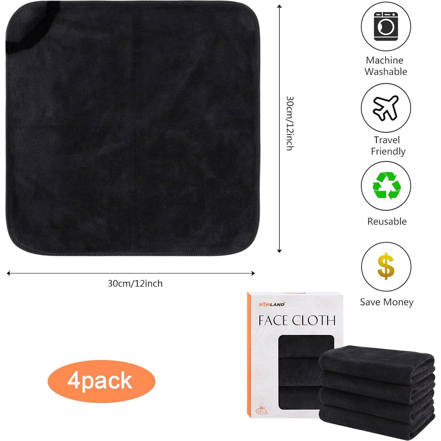 Paños Desmaquillantes de Microfibra SUNLAND - 4 Unidades