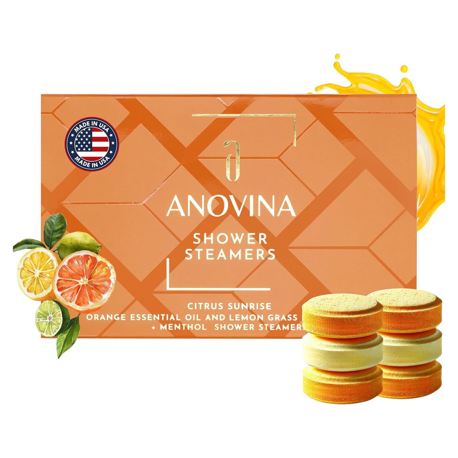 Vaporizadores de Ducha Aromaterapia Anovina 6XL Cítricos