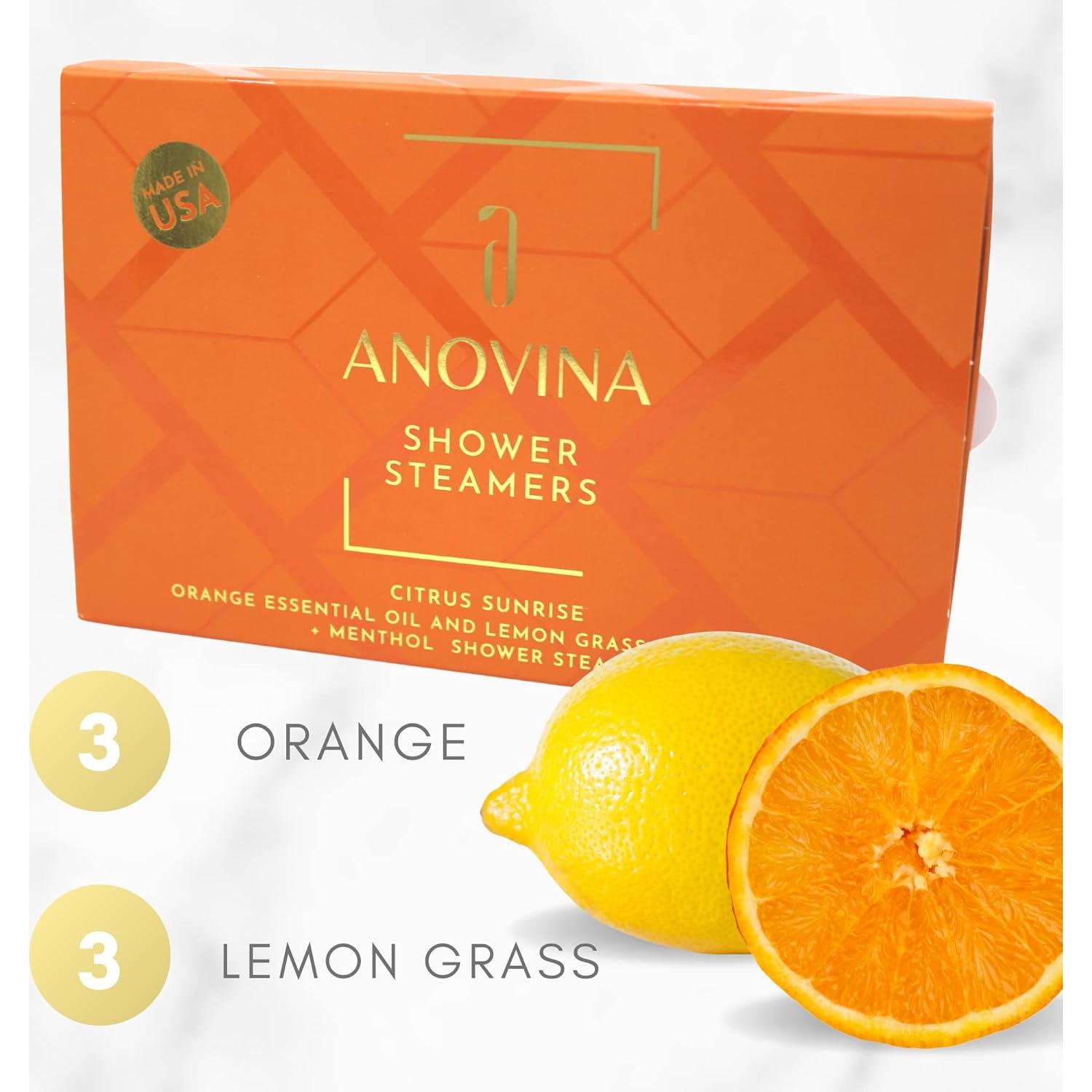 Vaporizadores de Ducha Aromaterapia Anovina 6XL Cítricos