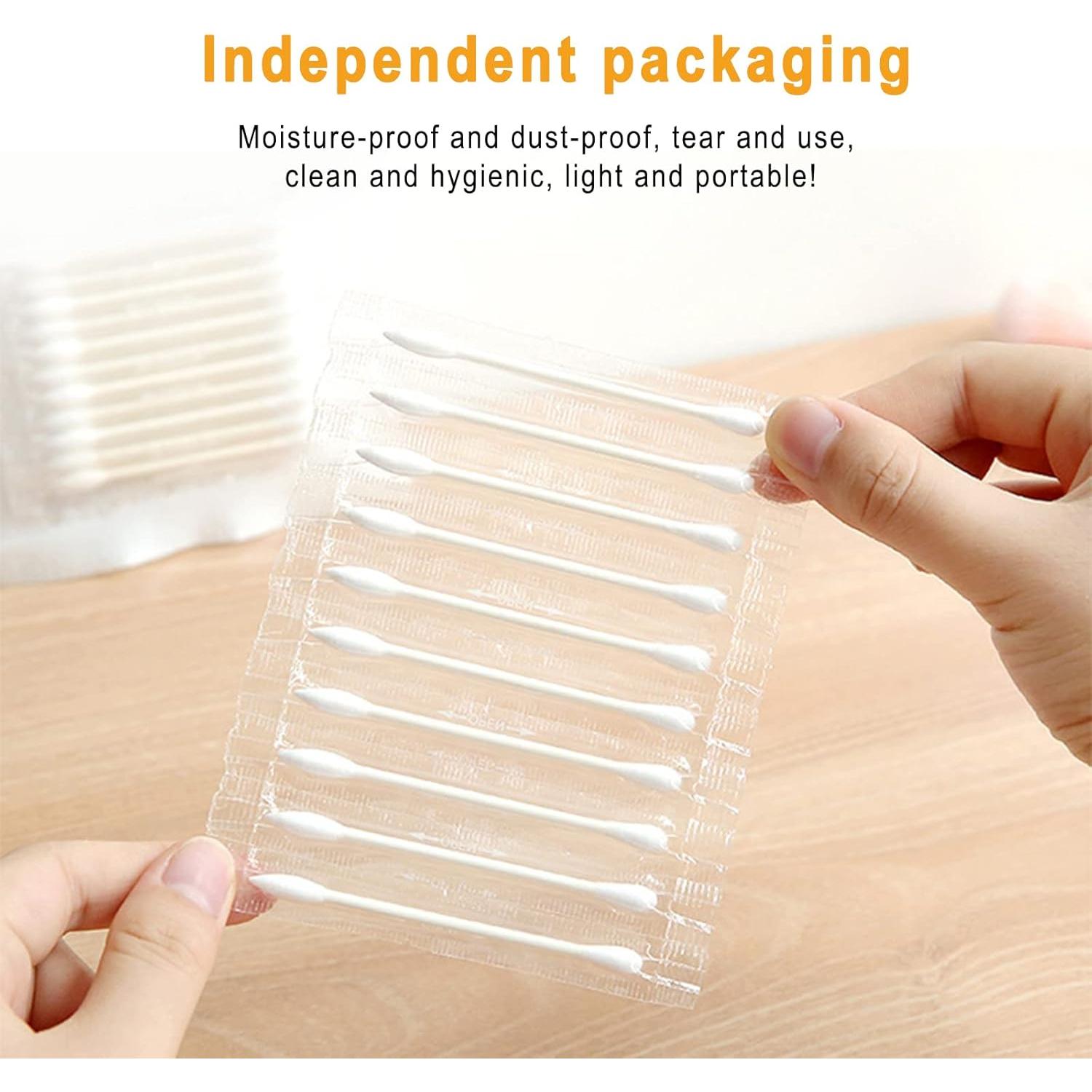 Hisopos de Algodón Biodegradables KRIZJUES 200 Unidades