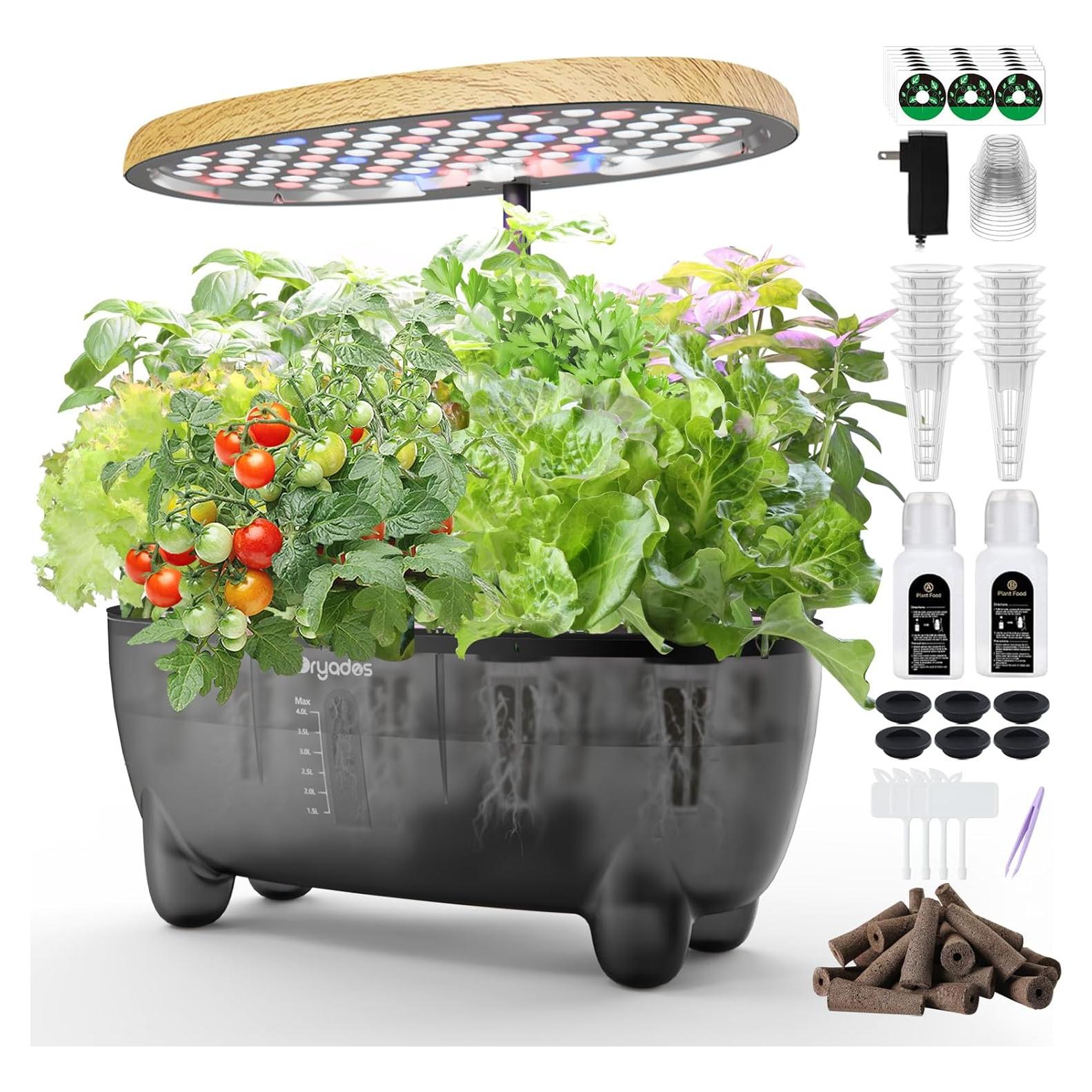 Sistema de Cultivo Hidropónico Dryades Z237 12 Cápsulas LED