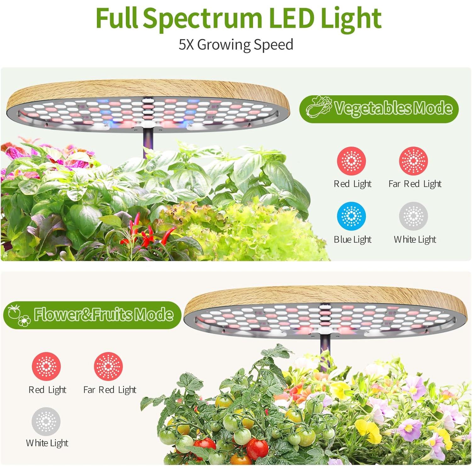 Sistema de Cultivo Hidropónico Dryades Z237 12 Cápsulas LED