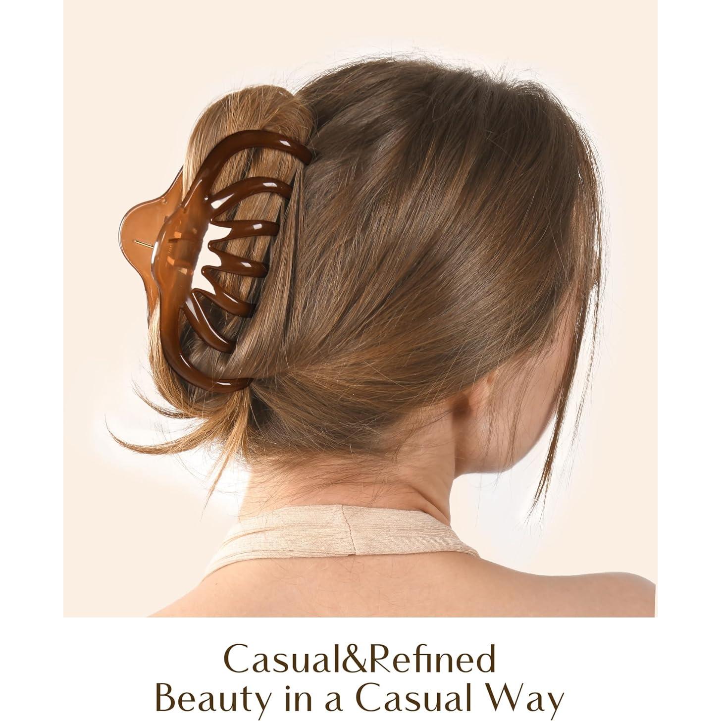 Pinzas de Cabello Grandes Yanibest Antideslizantes 3 Piezas