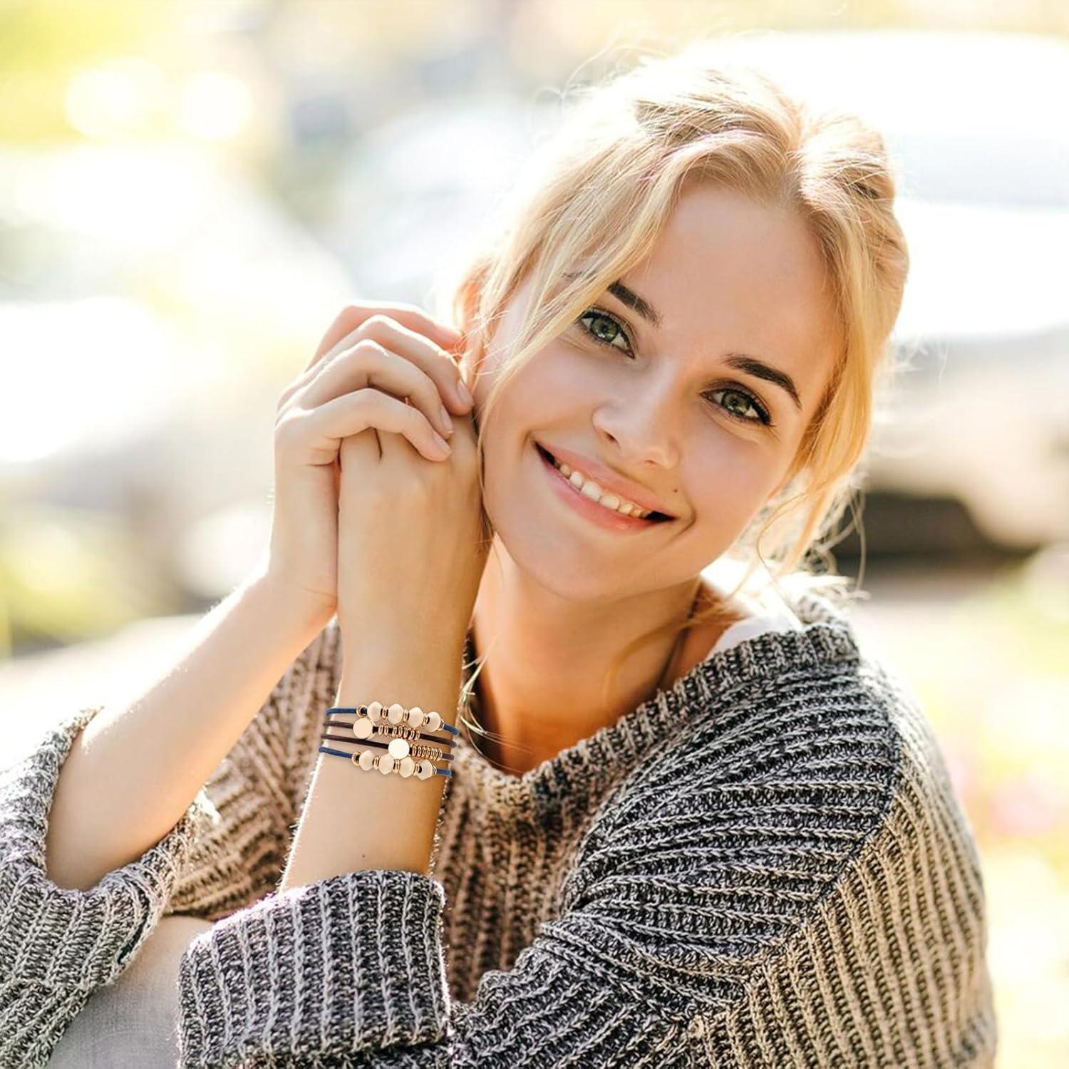 Lazos de Pelo Boho Lolalet - 12 Pcs, Elásticos Suaves para Cabello