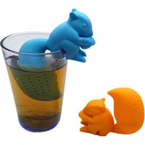 Infusores de Té de Silicona Kakeah - 6 Piezas Animales