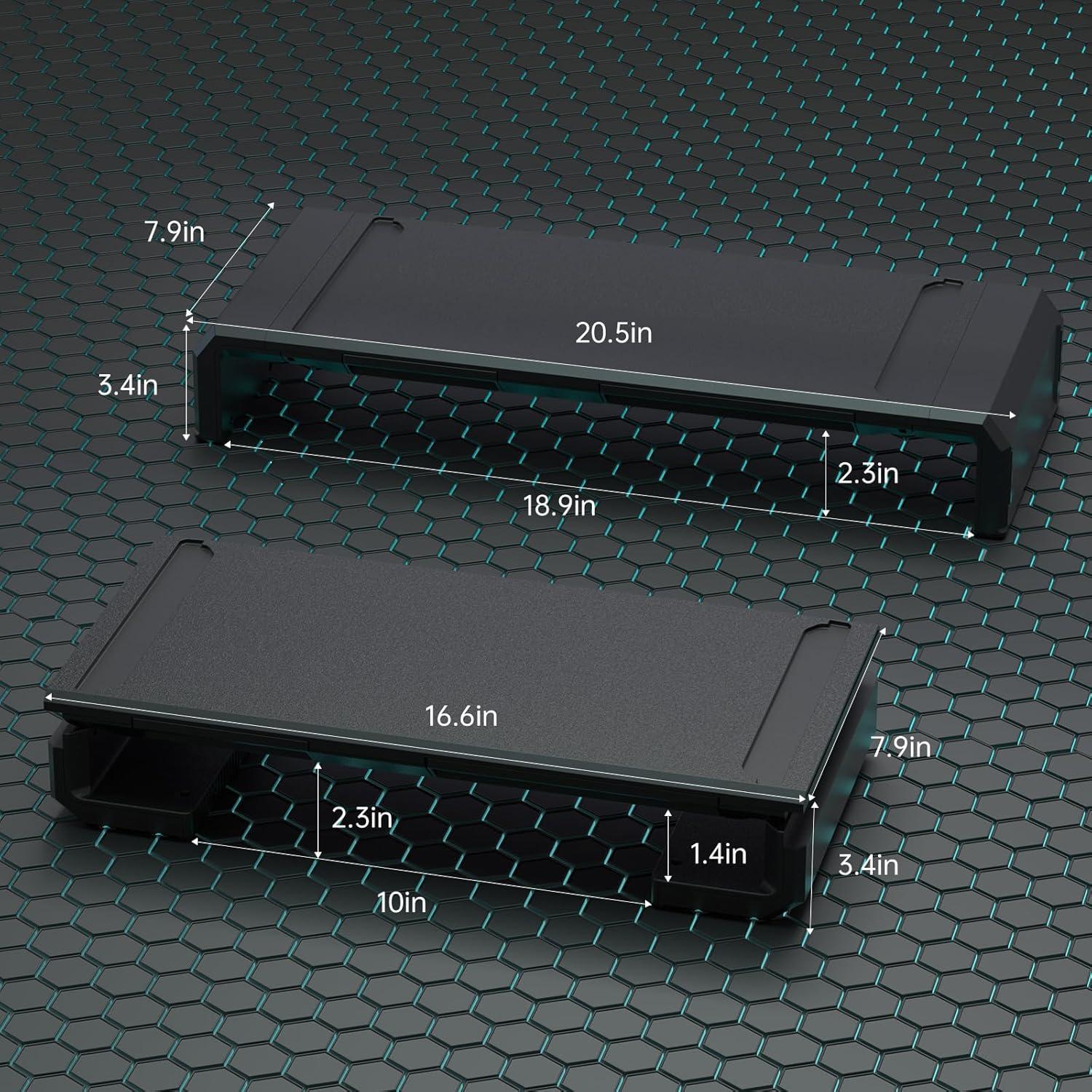 Soporte para Monitor Heymaster Plegable con Cajón y RGB