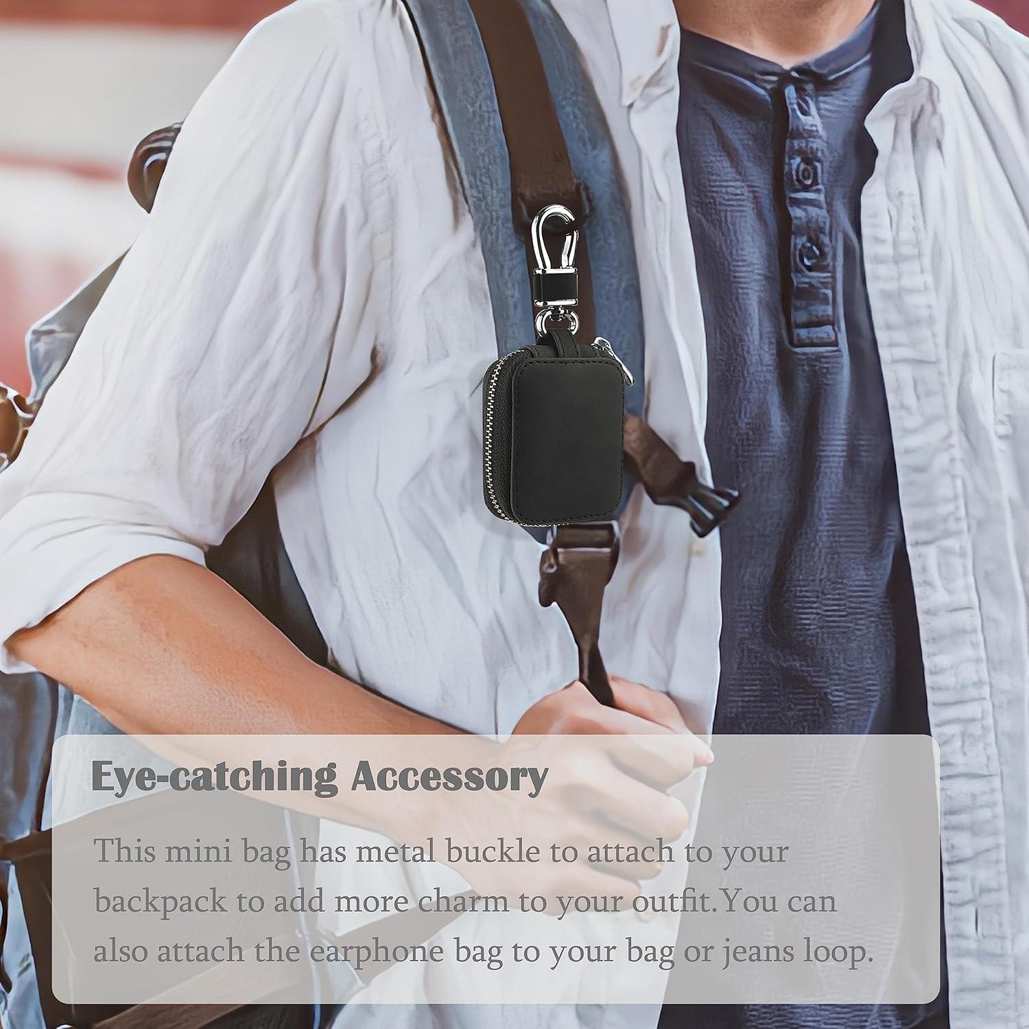 Funda para Auriculares BTAMUD Negra a Prueba de Golpes 12.5cm