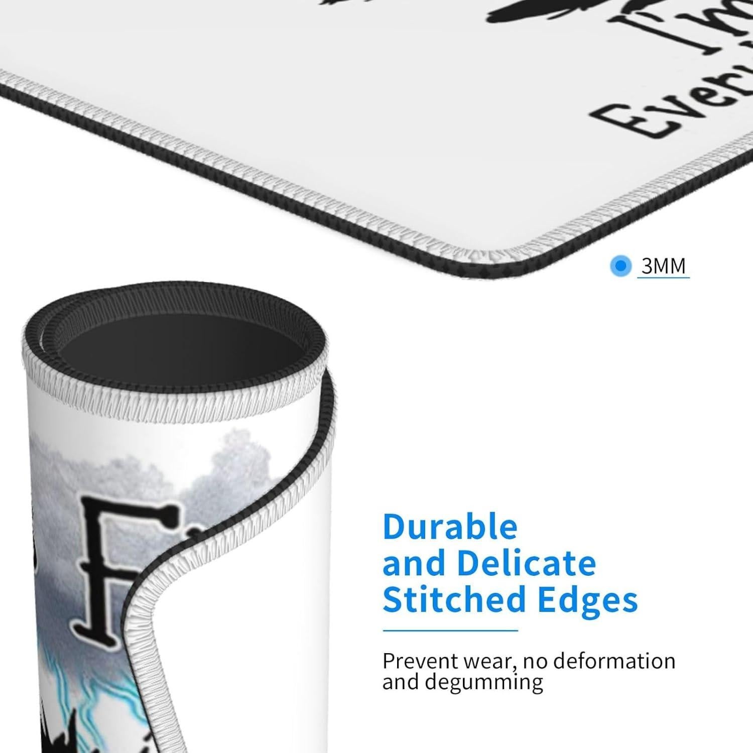 Alfombrilla de Ratón Jakayla Gato Negro 240mm x 200mm Antideslizante