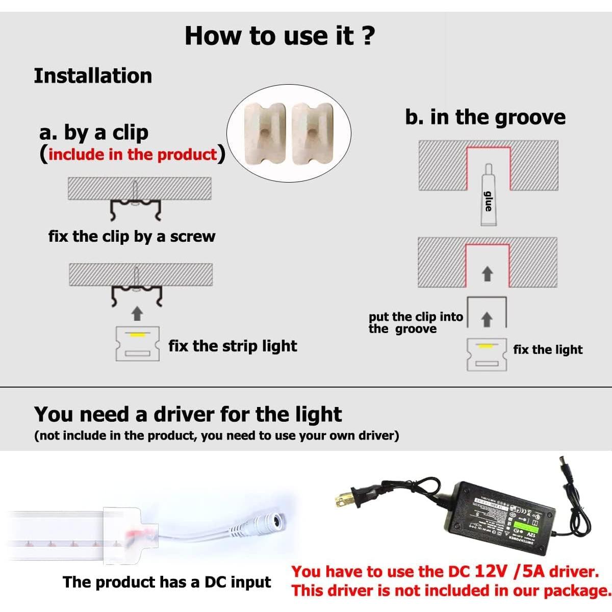 Tira de Luz Neón LED Rosa 5m MaxLaxer Impermeable Flexible