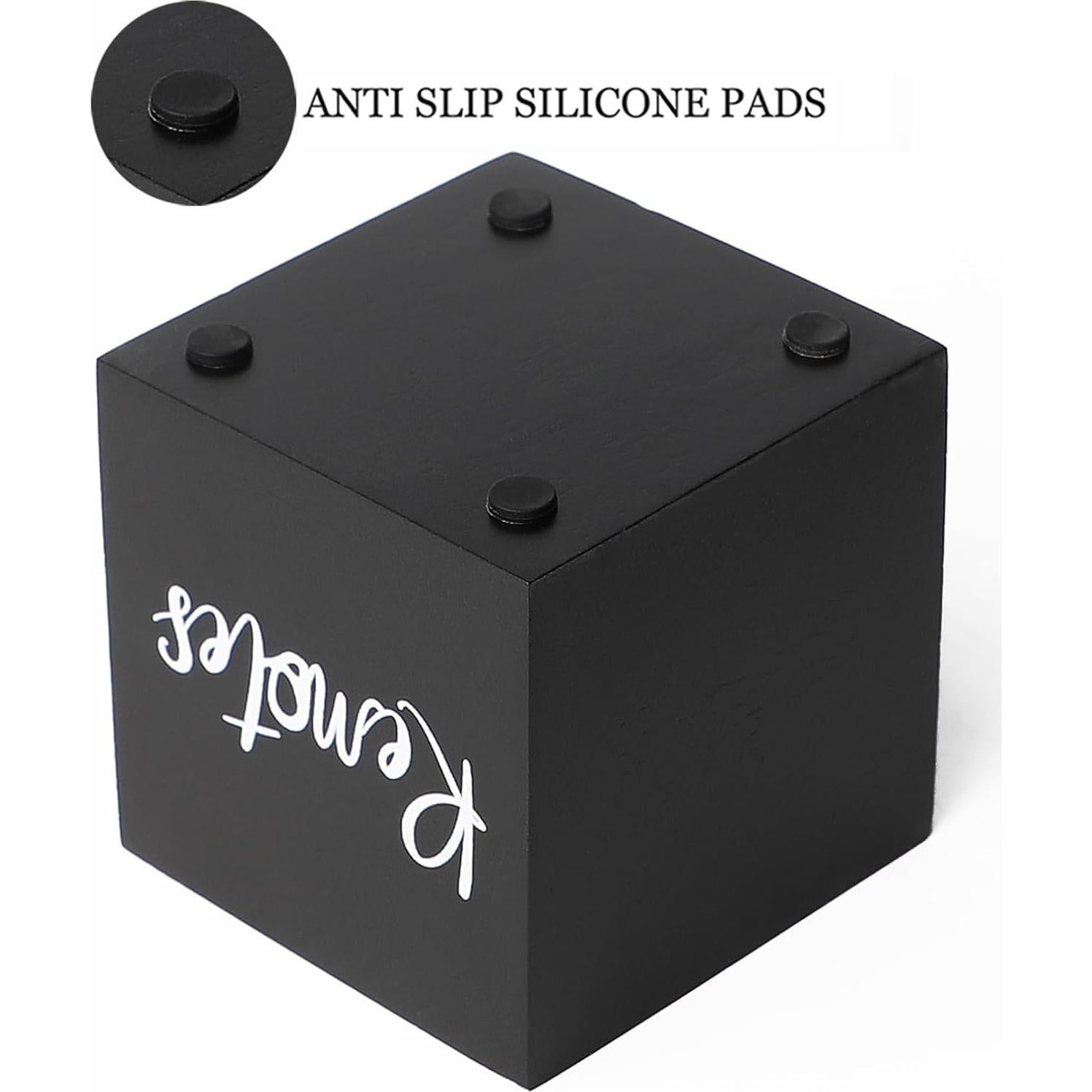 Soporte de Control Remoto de Madera LBEMEY Negro S