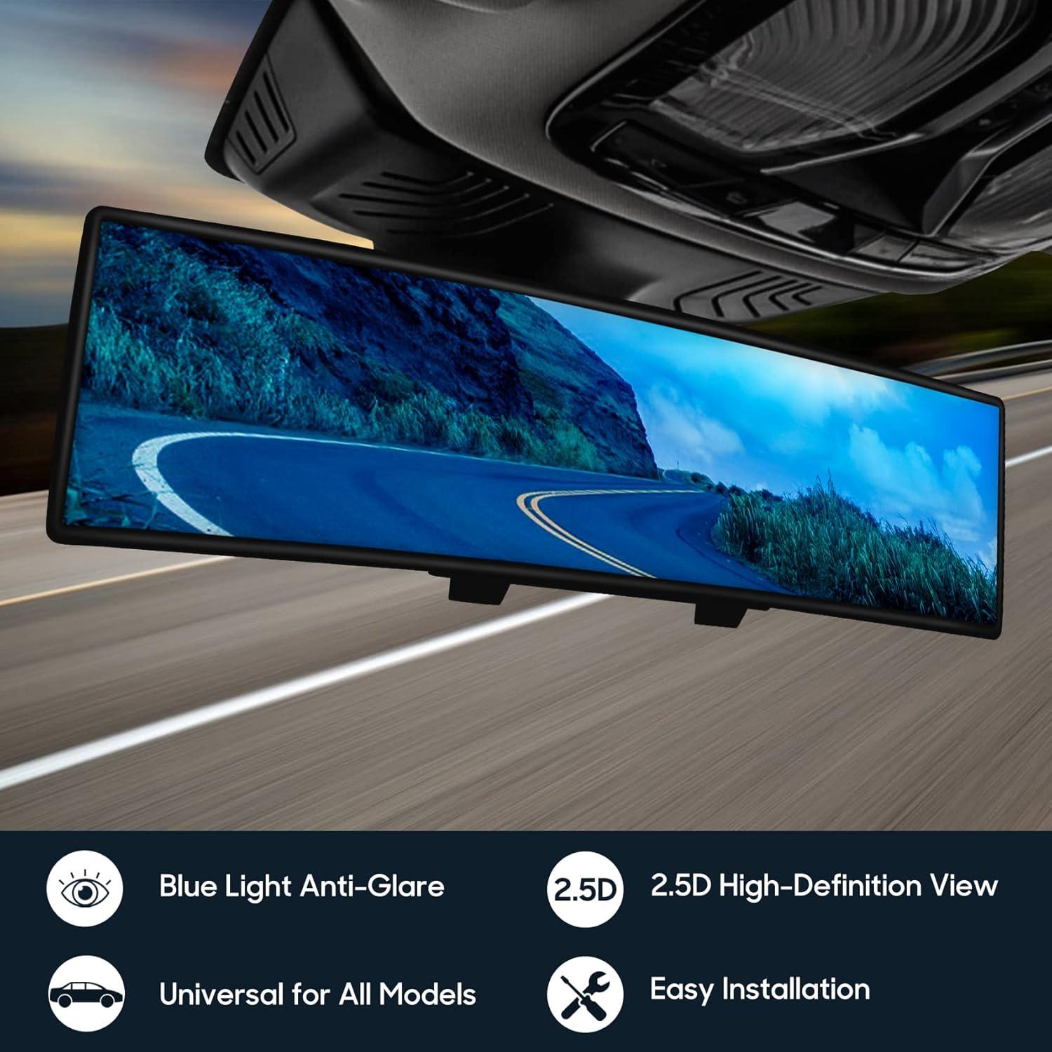 Espejo Retrovisor Antideslumbrante MIAOKE 30.48 cm Universal