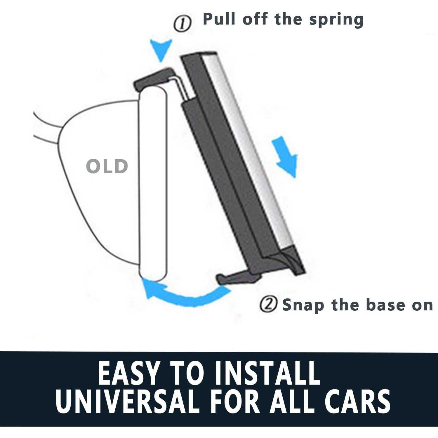 Espejo Retrovisor Antideslumbrante MIAOKE 30.48 cm Universal