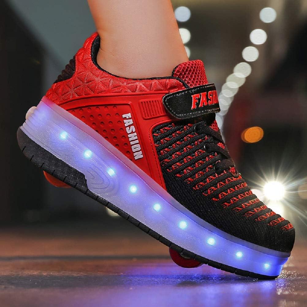 Zapatos de Rodillo Ufatansy para Niños con Luces LED