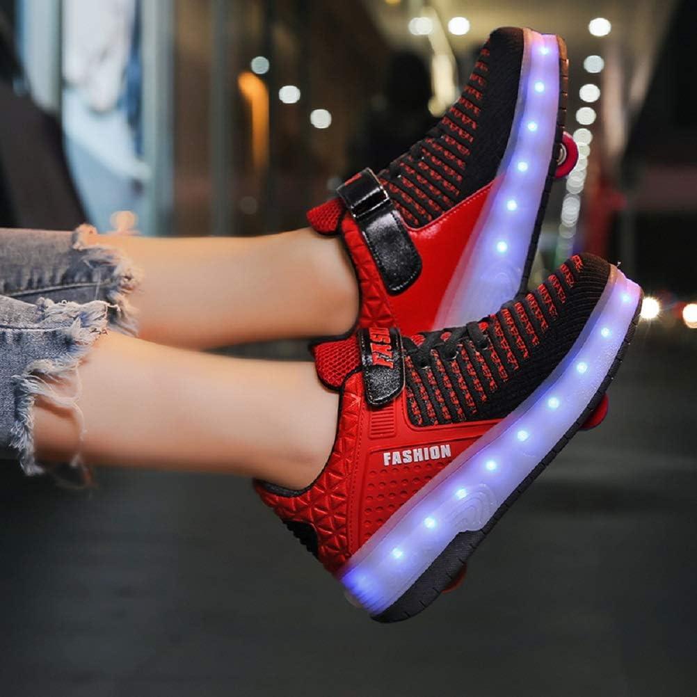 Zapatos de Rodillo Ufatansy para Niños con Luces LED