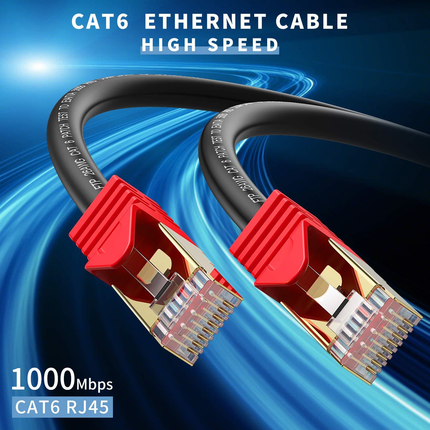 Cable Ethernet Cat6 XXONE 3m Blindado Impermeable RJ45