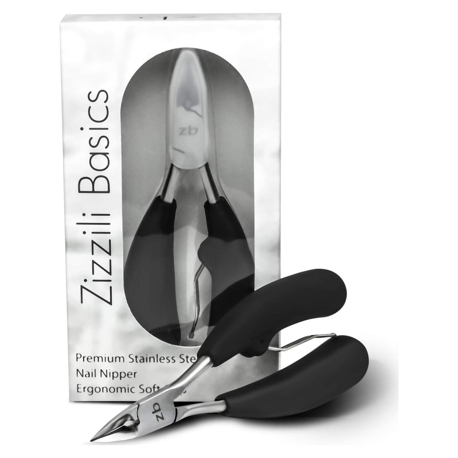 Cortauñas Zizzili para Uñas Gruesas - Mango Ergonómico y Acero Inoxidable