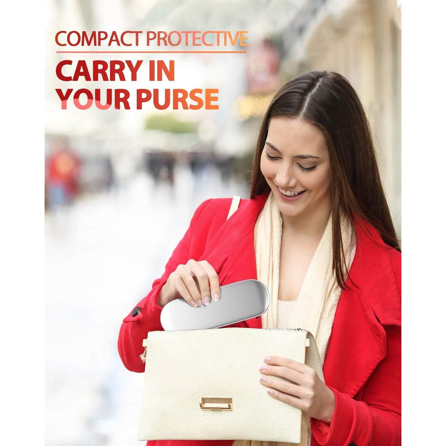 Set de Lima de Uñas de Vidrio HealPure 4PC con Estuche