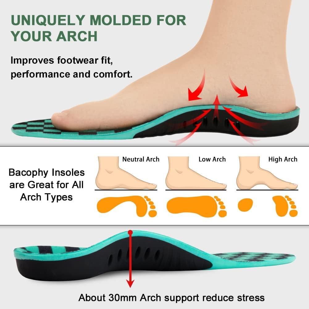 Plantillas Arqueadas Bacophy para Niños - Soporte Ortopédico
