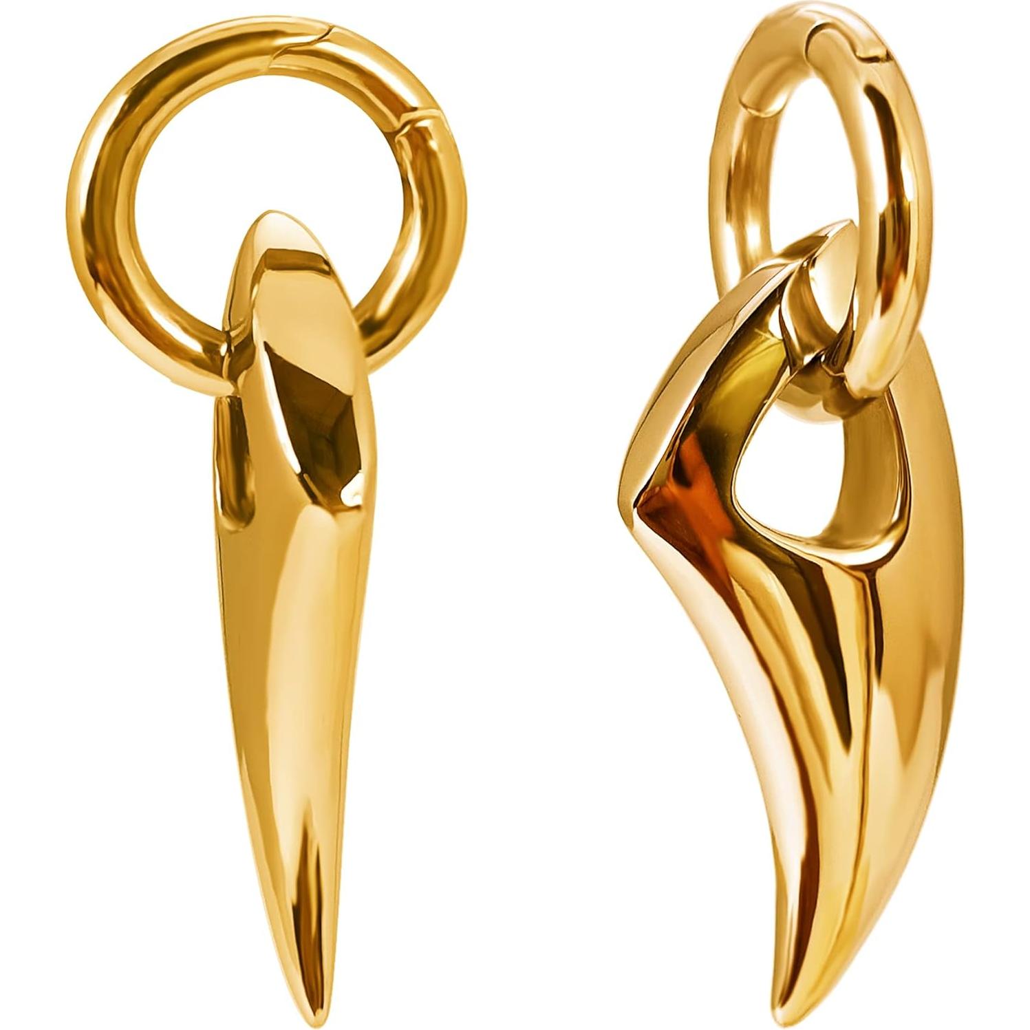 Medidores de oreja colgantes DEWGEM 6G 4mm - 35g oro