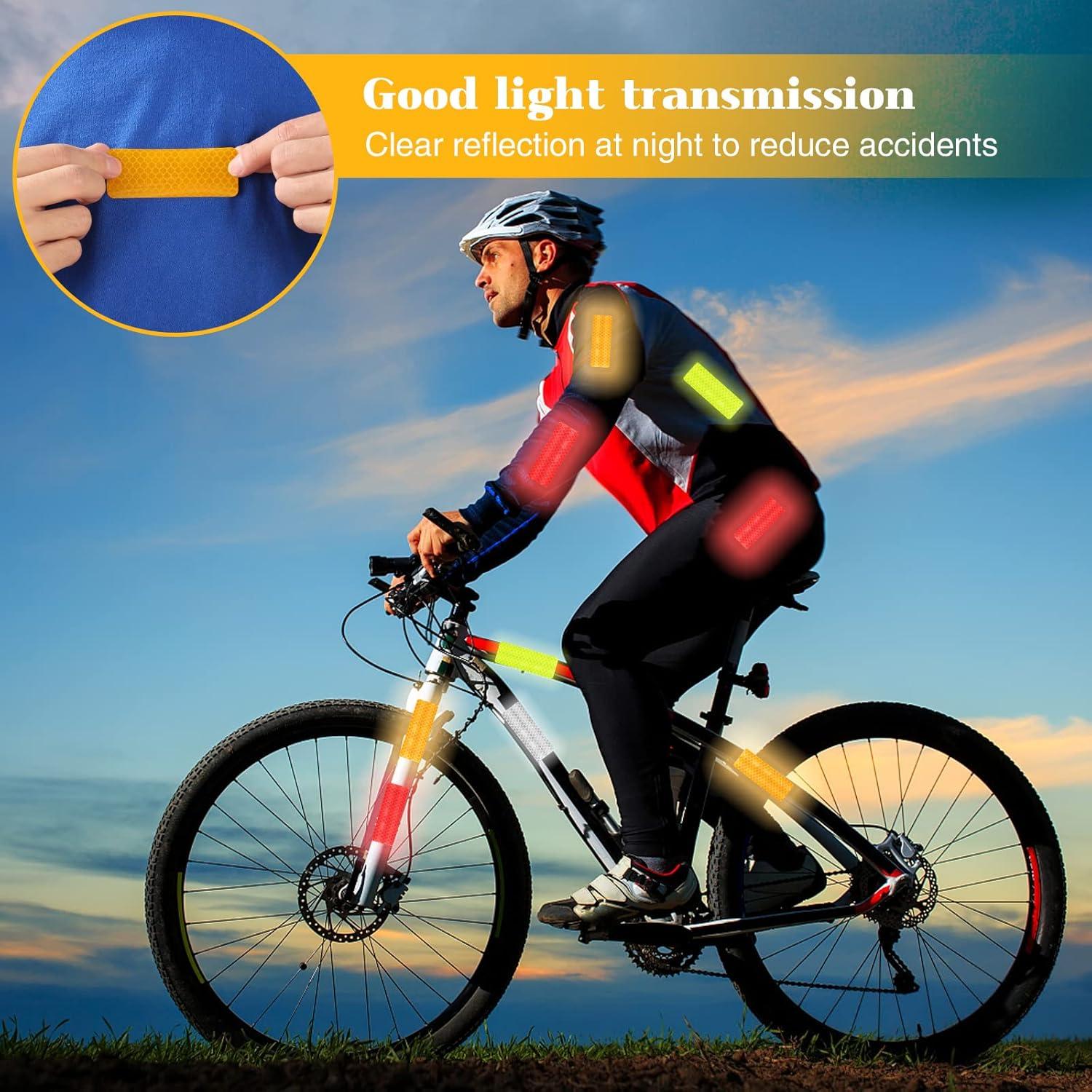 Cinta Reflectante Impermeable Pimoys 40 Pcs 3x8 cm Seguridad