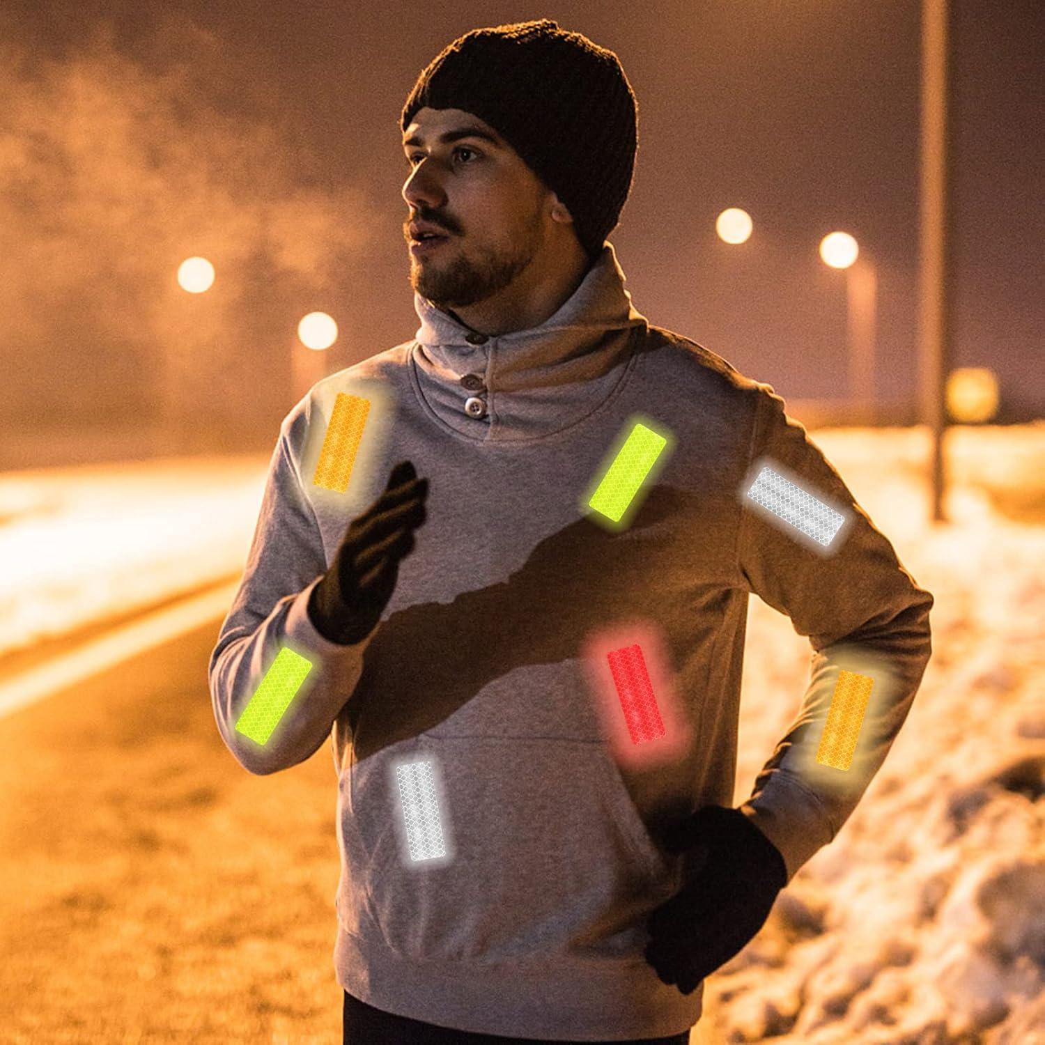 Cinta Reflectante Impermeable Pimoys 40 Pcs 3x8 cm Seguridad