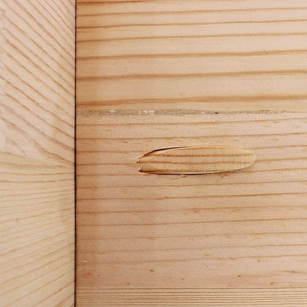 Tapones de Agujeros de Madera Sólida AUTOTOOLHOME 100 Piezas