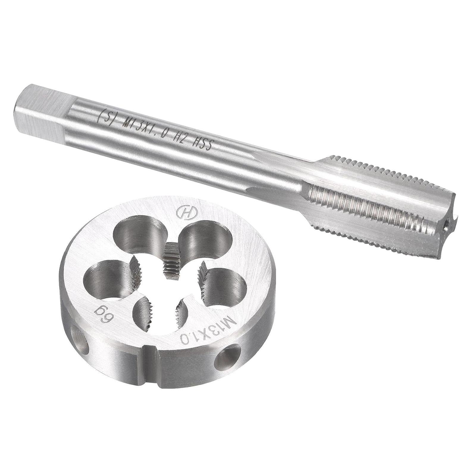 Juego de Machos y Matrices uxcell M13 x 1mm para Roscas