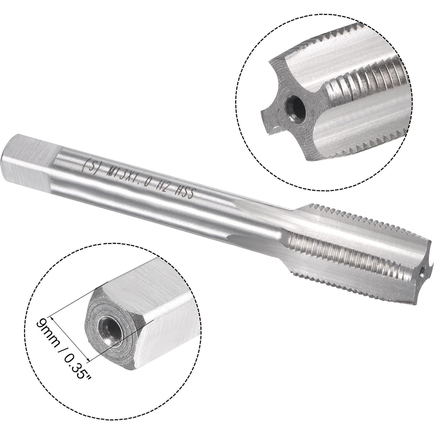 Juego de Machos y Matrices uxcell M13 x 1mm para Roscas