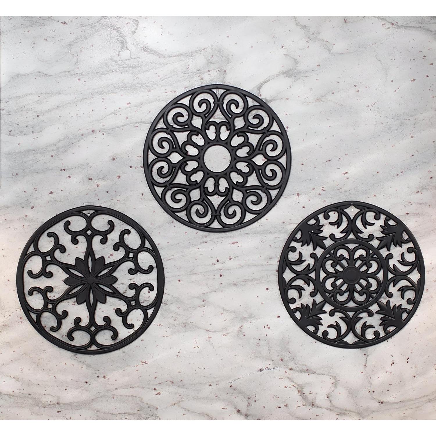 Trivets de Silicona GASARÉ Extra Grande 25.4 cm Juego de 3