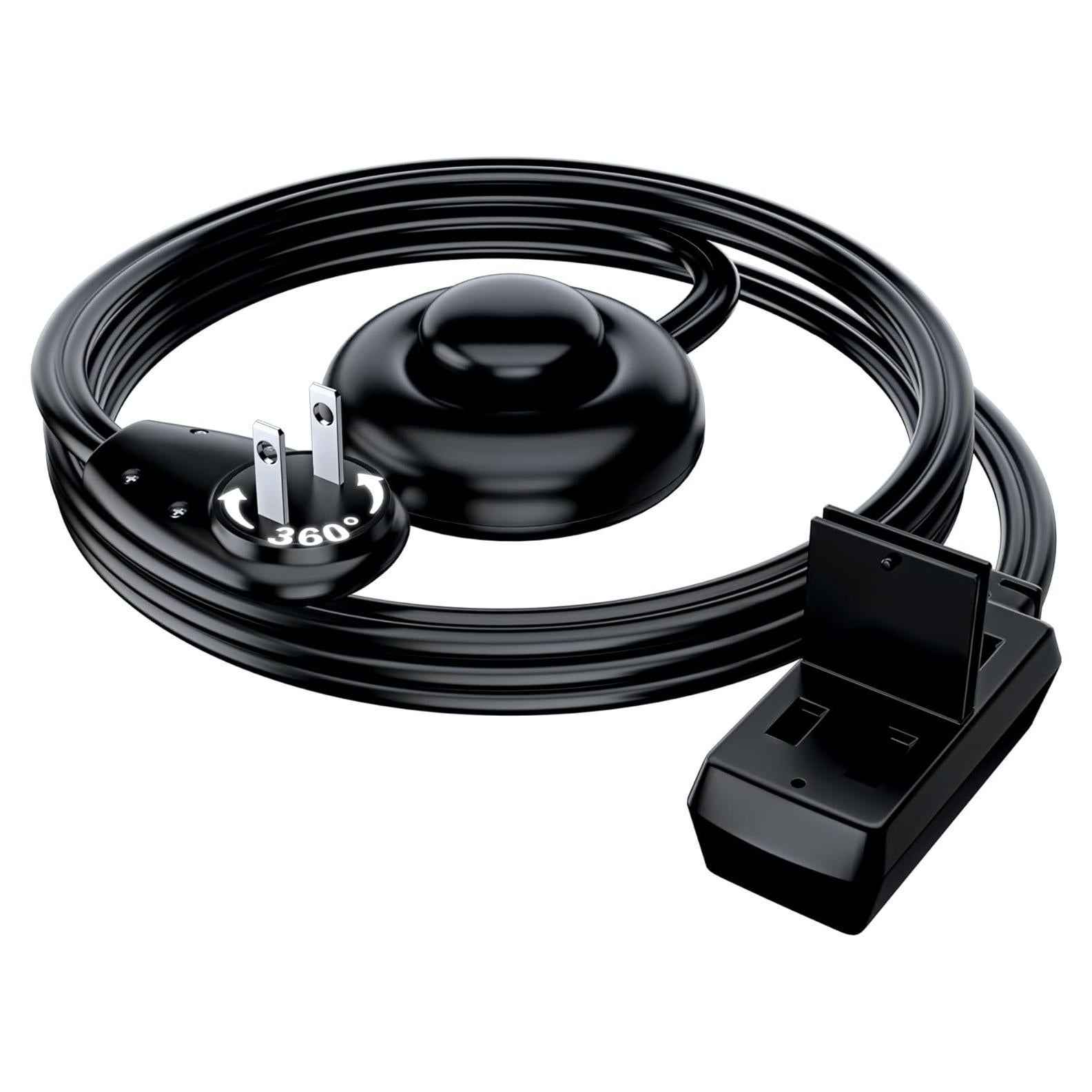 Cable de Extensión Maximm 1.2m con Interruptor y Enchufe Rotativo