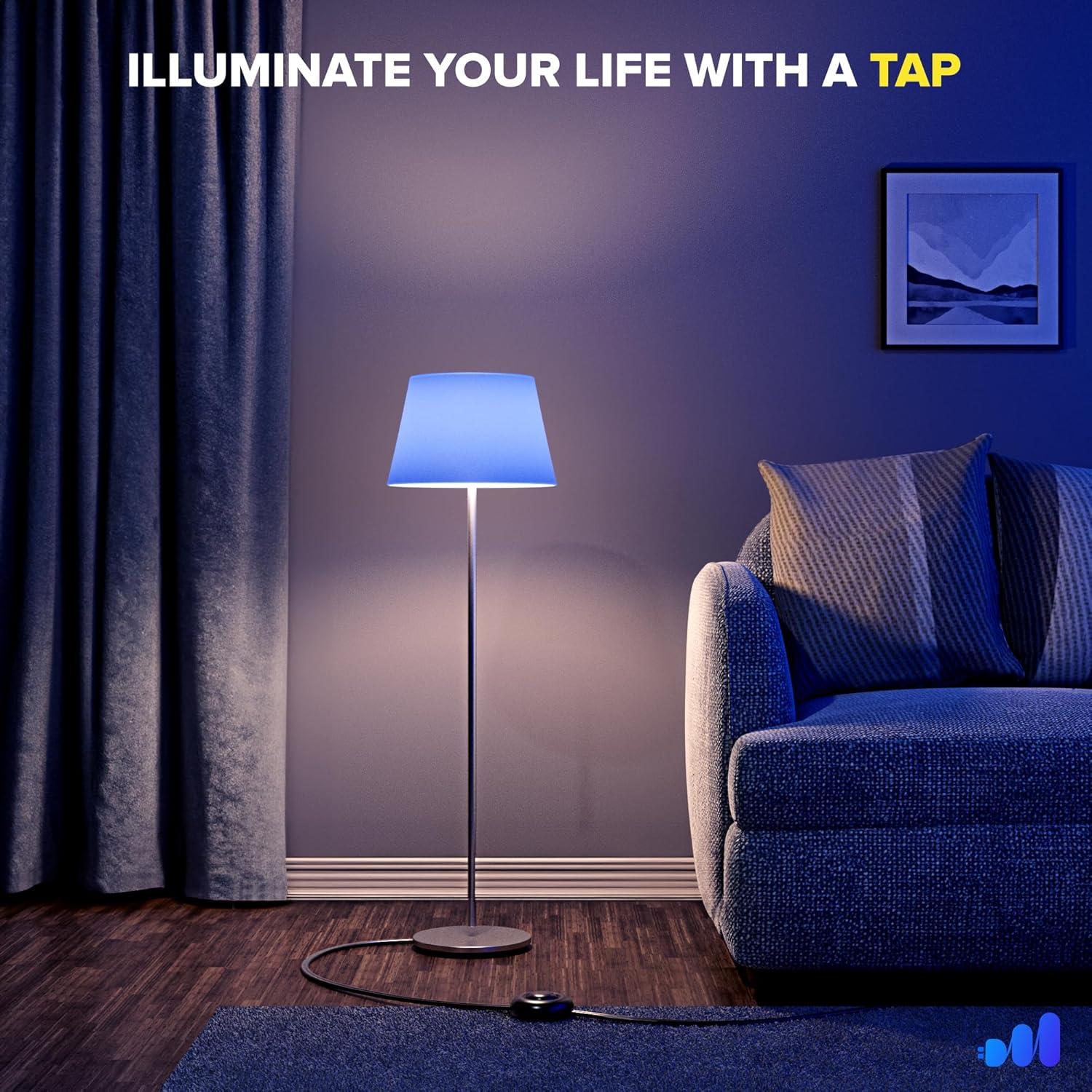 Cable de Extensión Maximm 1.2m con Interruptor y Enchufe Rotativo