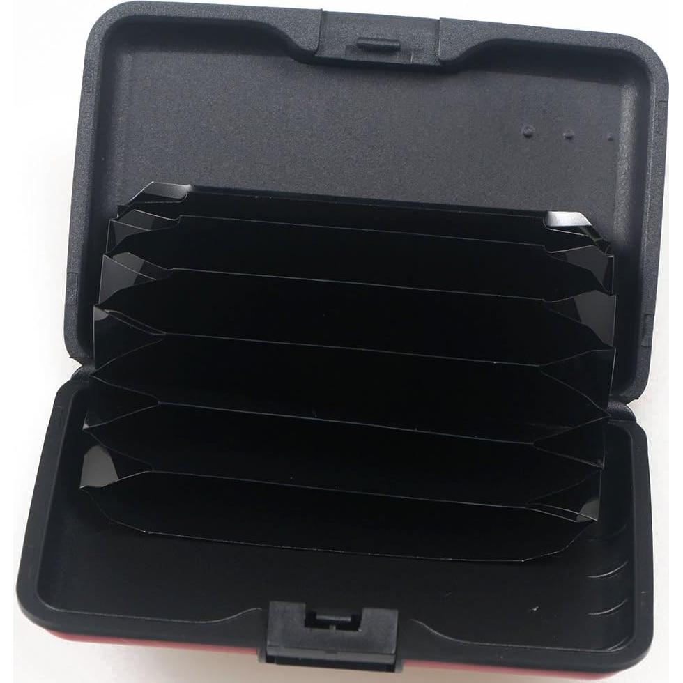 Cartera Compacta de Aluminio RFID BOHONG Floral 11x7.5cm