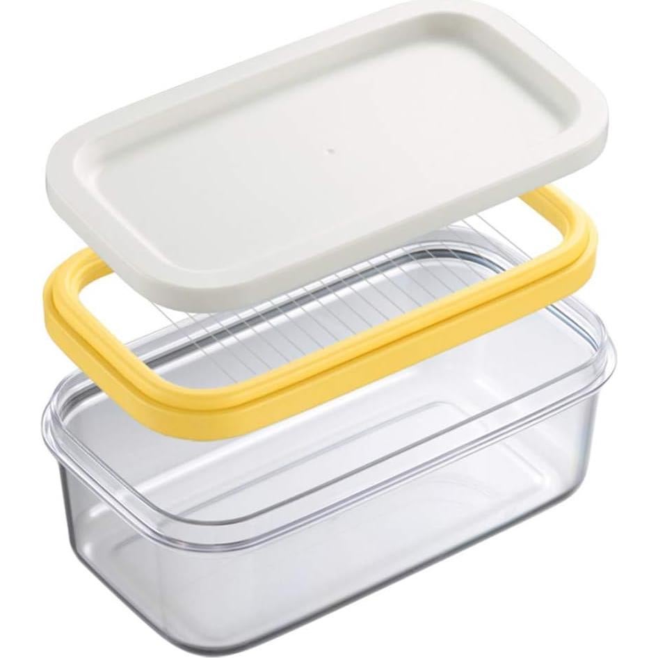 Caja de Mantequilla RICH con Tapa de Bambú - 32x10x8 cm