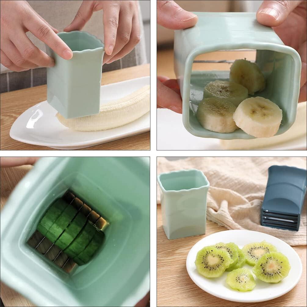 Cortador de Frutas Luxshiny Verde - Acero Inoxidable, Multifuncional