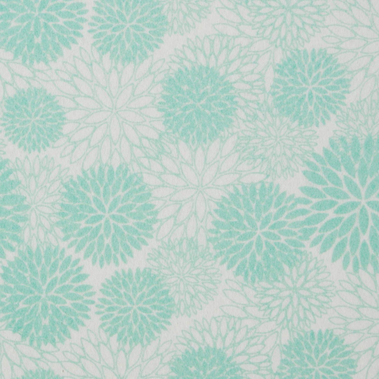 Forros para Refrigerador DII No Adhesivos 30.5x61 cm Aqua Dahlia 6 Pzas