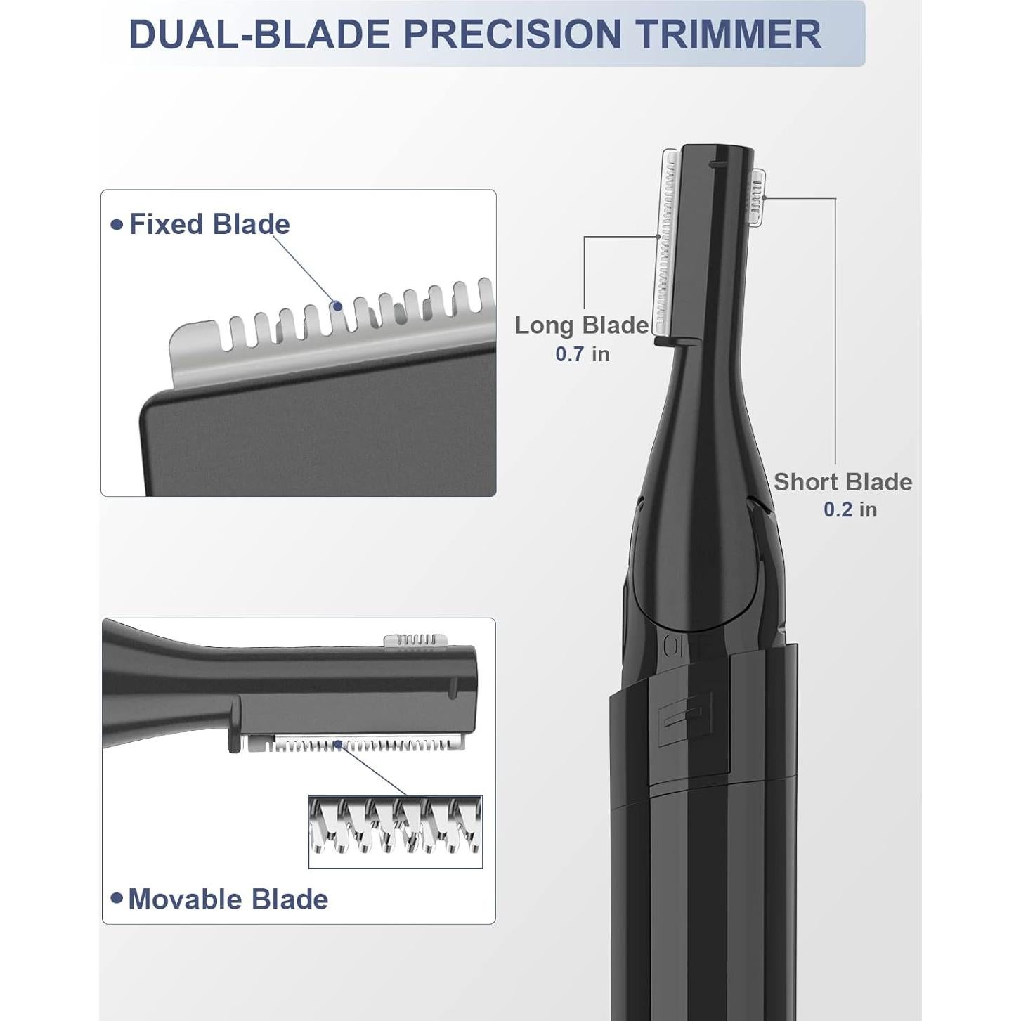 Recortador de Cejas Eléctrico NINGBO BANGSHOU, Indoloro y Portátil