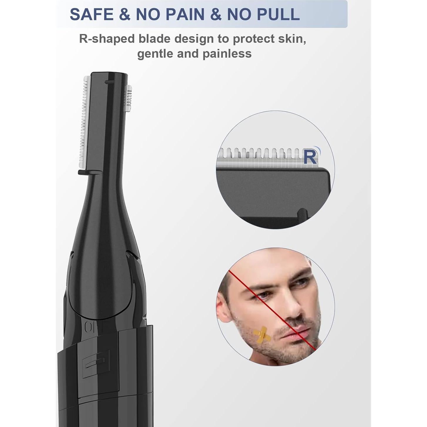 Recortador de Cejas Eléctrico NINGBO BANGSHOU, Indoloro y Portátil