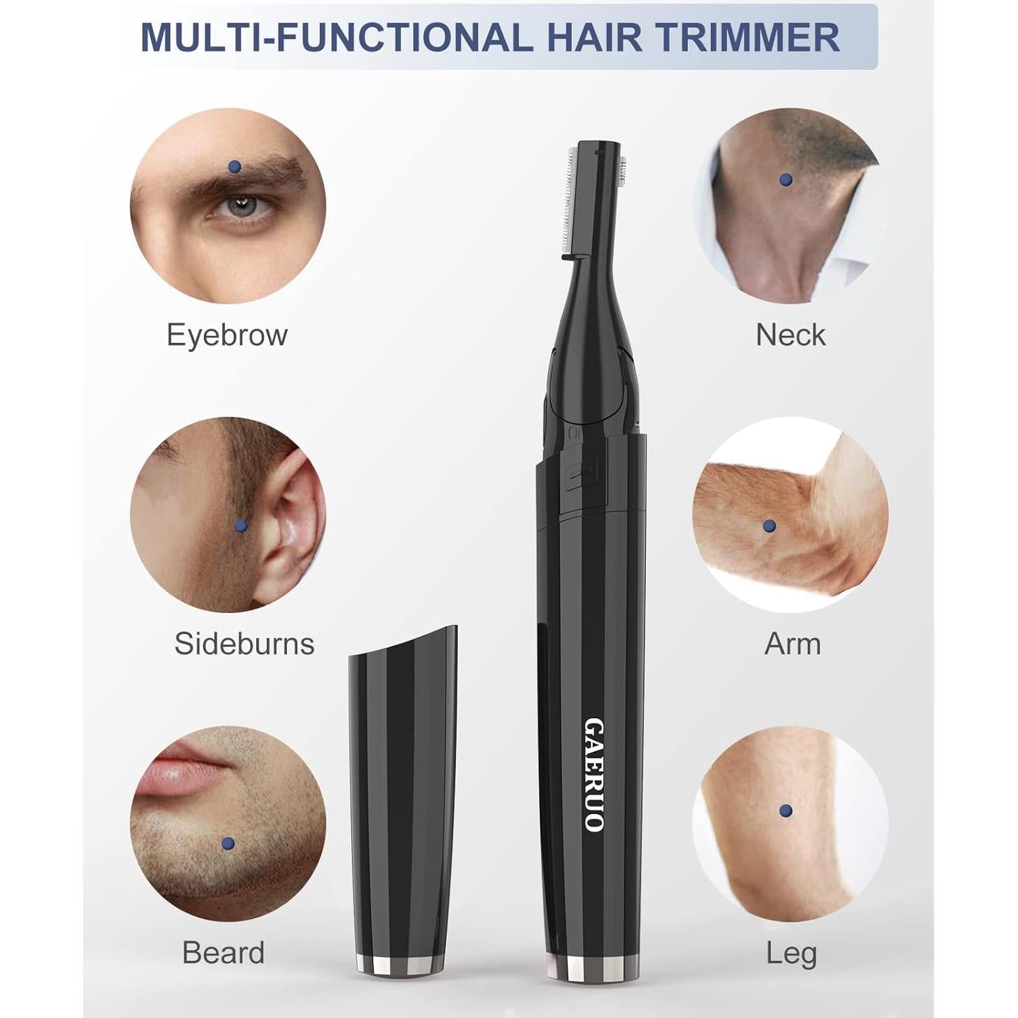Recortador de Cejas Eléctrico NINGBO BANGSHOU, Indoloro y Portátil