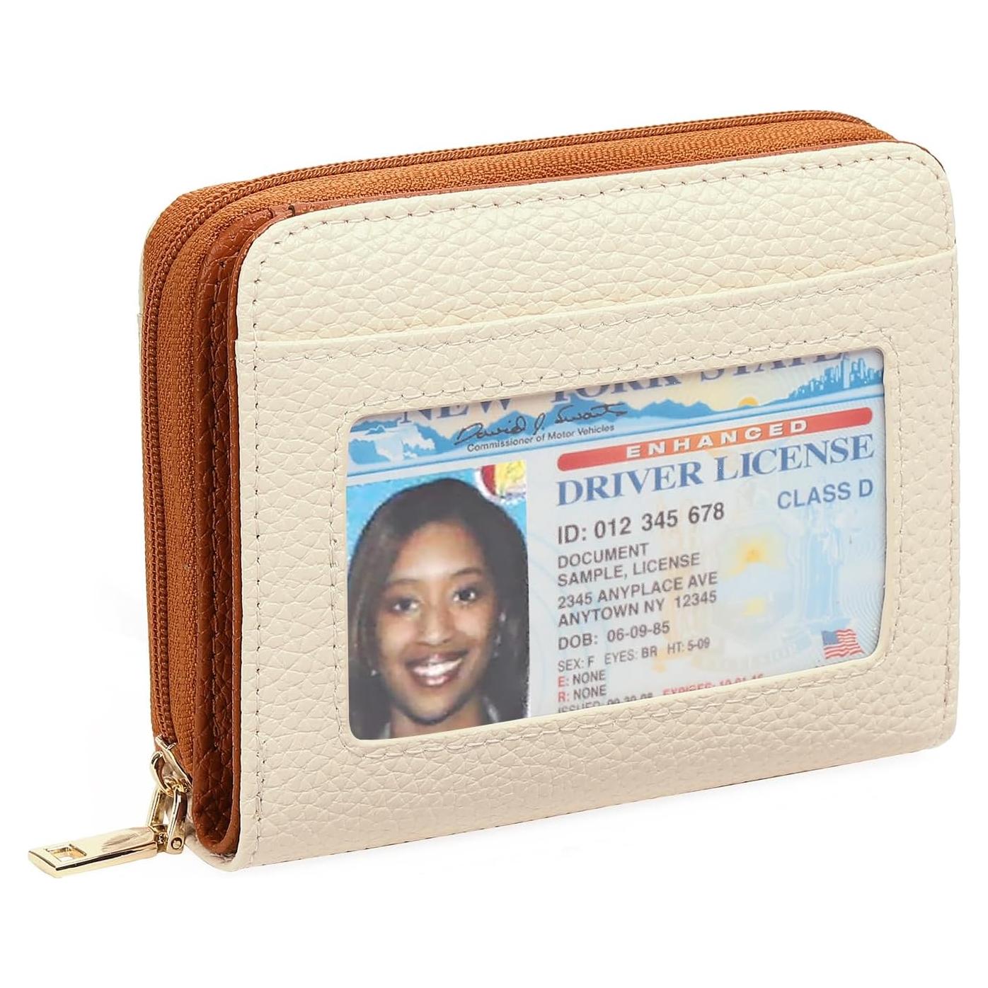 Cartera Pequeña GOIACII para Mujeres con Bloqueo RFID Cuero Vegano