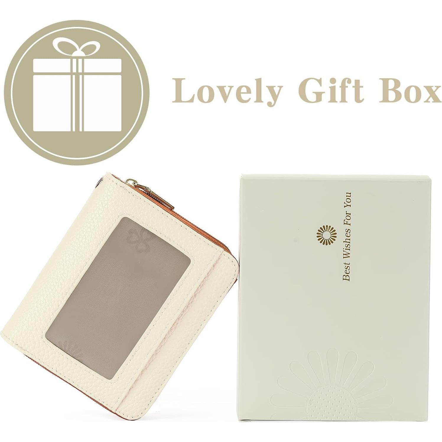 Cartera Pequeña GOIACII para Mujeres con Bloqueo RFID Cuero Vegano