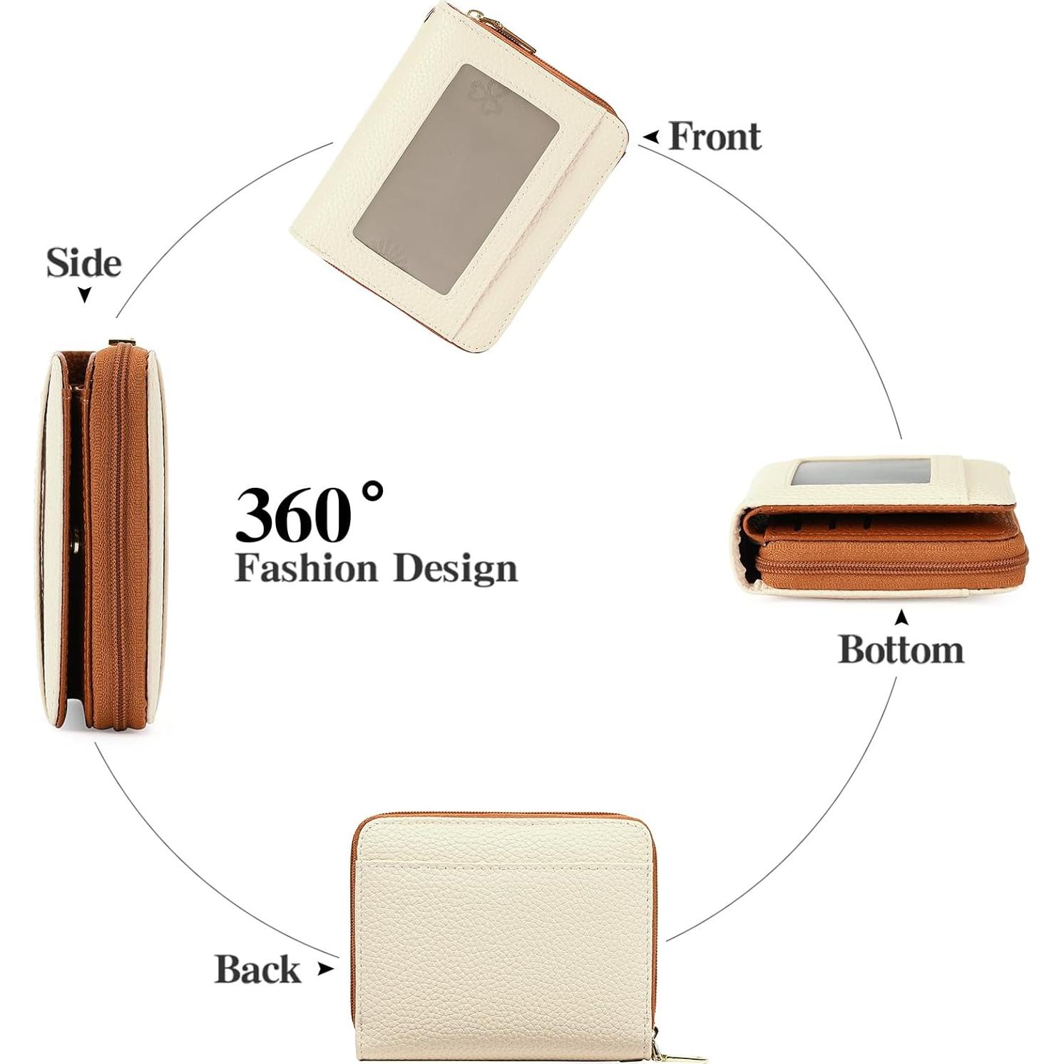 Cartera Pequeña GOIACII para Mujeres con Bloqueo RFID Cuero Vegano