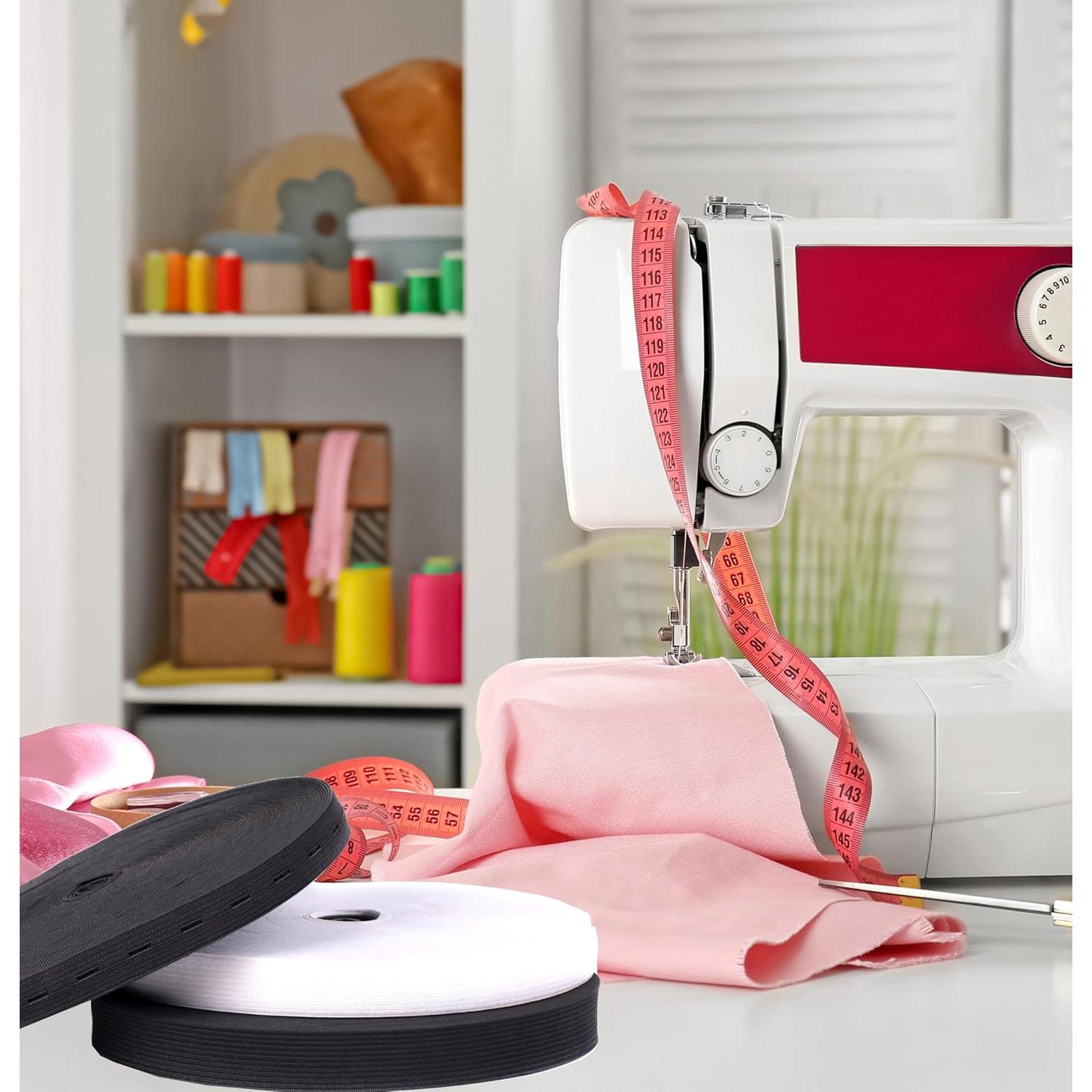 Banda Elástica Ancha Mandala Crafts 1.27 cm Beige 80 Metros