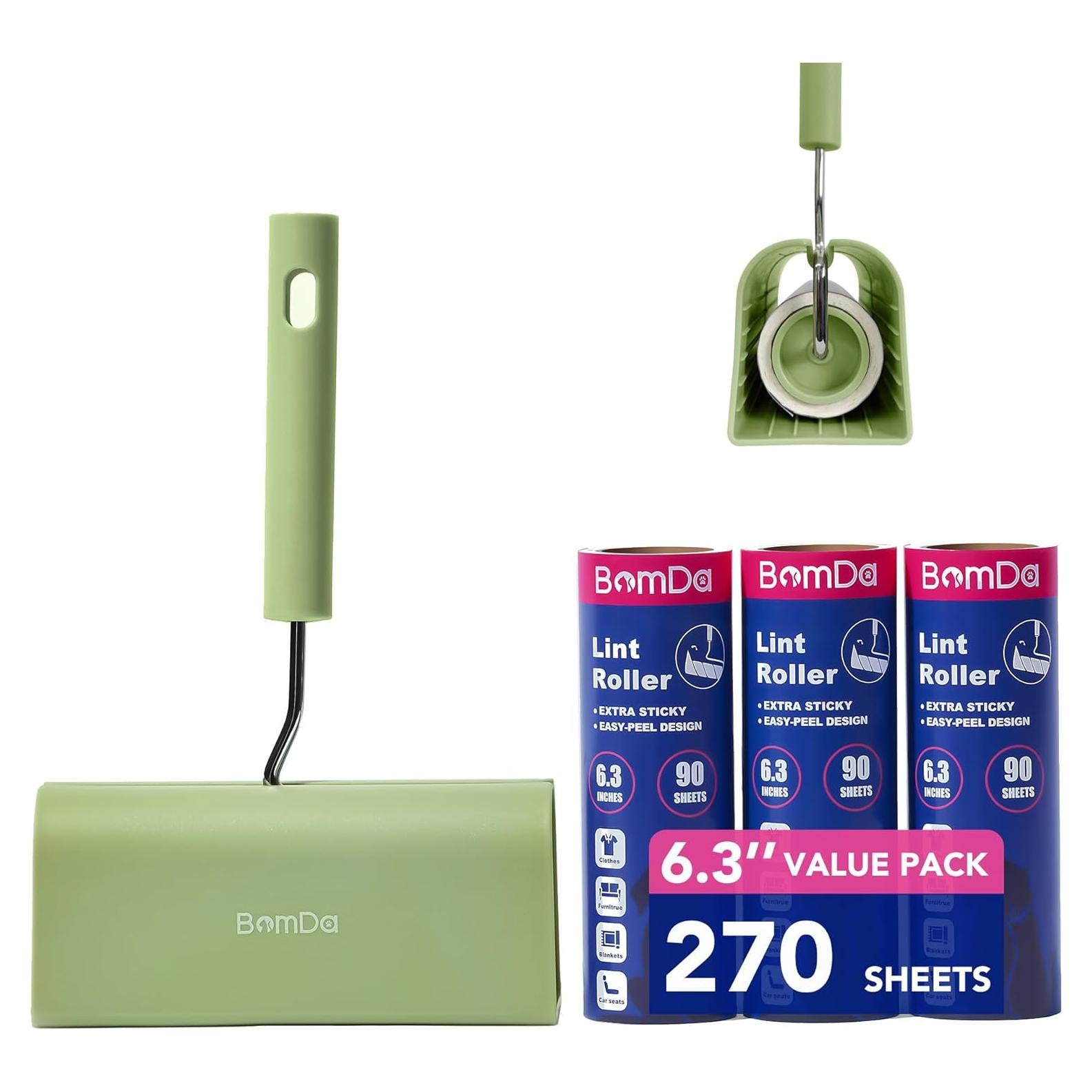 Rodillo Quitapelusas Extra Pegajoso 270 Hojas 16 cm